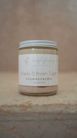 Maple & Brown Sugar Soy Wax Candle